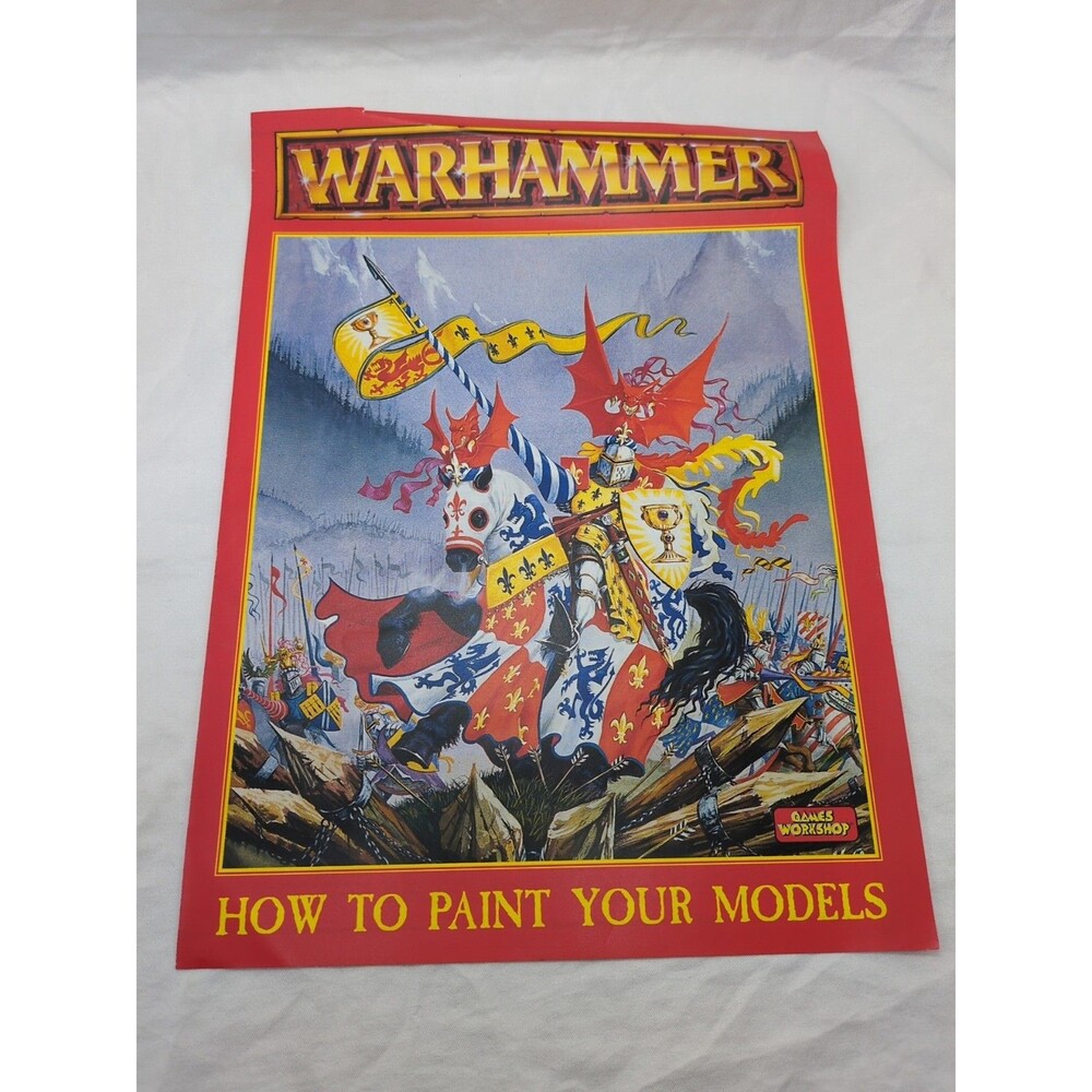 Warhammer Fantasy How To Paint Your Models Pamphlet Games Workshop 1996